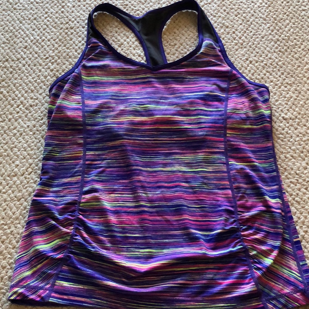 IDEOLOGY PURPLE EXERCISE TANK